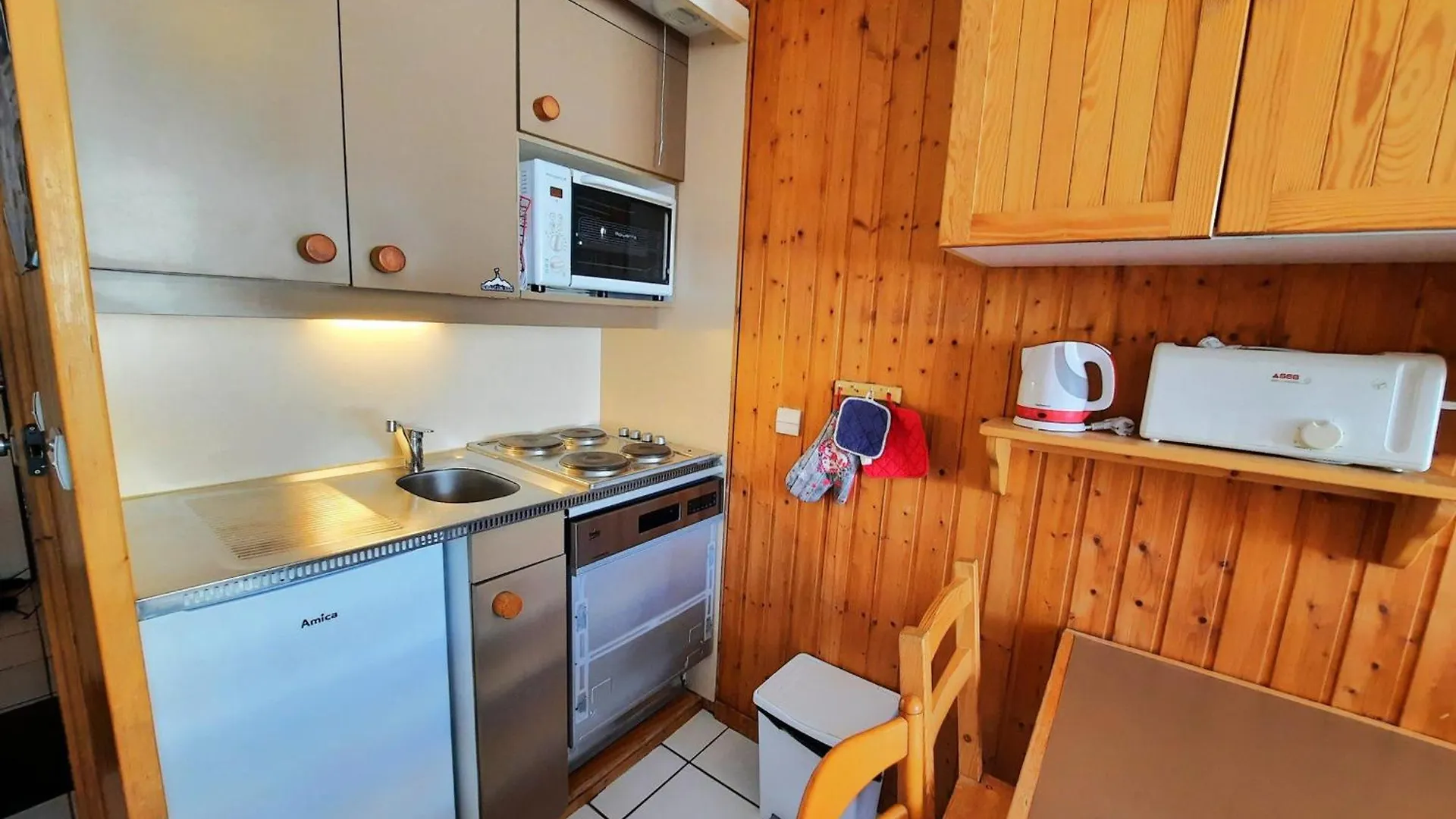 Apartament Studio Cabine 4 Pers, Balcon, Proximite Telecabine, Preyerand - Fr-1-452-320 Saint-Martin-de-Belleville Francja